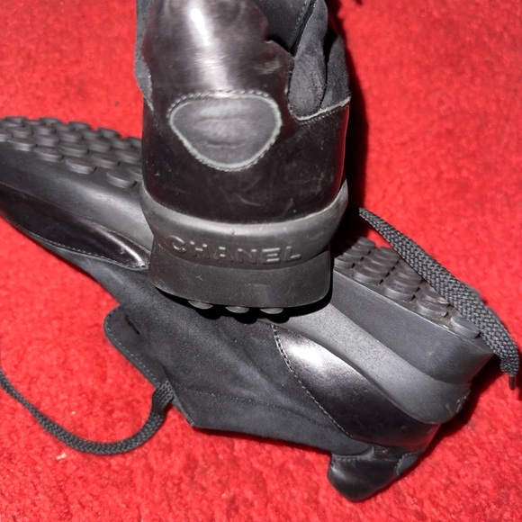 Chanel Calf leather - suede trainers - Picture 3 of 6